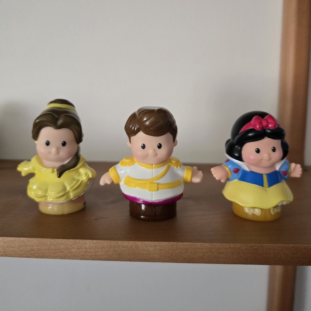 Little People Fisher Price Figure Set - Snow White, Belle, & Prince Charming